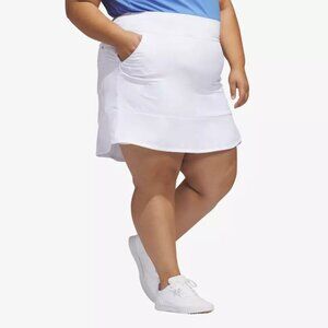 Adidas Women's Frill Skort Golf Athletic Solid White 4X